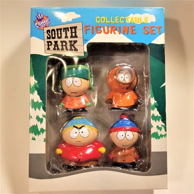 $42.50 • Buy Comedy Central South Park Collectable 4 Character Figurine Set - 1998 (Vintage) 