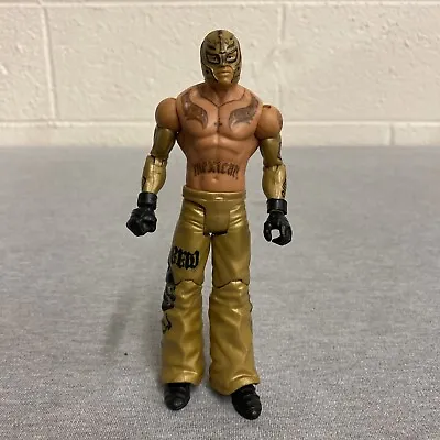 Rey Mysterio Figure #1 WWE Wrestling Series 13 Gold Pants • $9.99