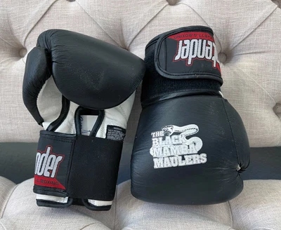 $235 • Buy ROGER MAYWEATHER'S Boxing Gloves (from BUFFALO JIM ESTATE) Floyd BLACK MAMBA VTG