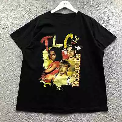 TLC No Scrubs T-Shirt Men's Large L Short Sleeve Graphic Crew Neck Black • $10.99