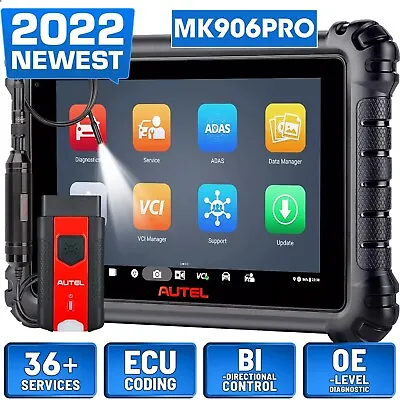 Autel MaxiCOM MK906 PRO With MV108 OBD2 EOBD Car Diagnostic Scanner KEY Coding  • $1139