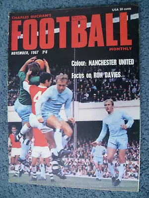 Charles Buchan's FOOTBALL MONTHLY November 1967 - Manchester Utd Centre Spread • £2.99