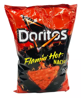 Doritos Flamin Hot Nacho  Corn Tortilla Chips 9.25 Oz • $13.22