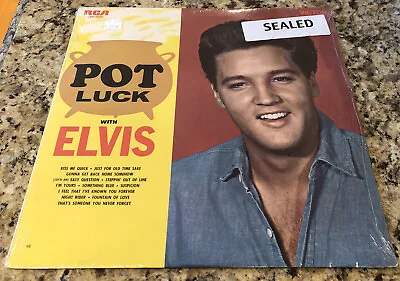 POT LUCK WITH ELVIS LP. 1962 RCA LSP-2523 NOS SEALED Record. • $67.89