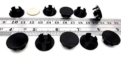 9/16  Sheet Metal Hole Plug Nylon Panel Plug Flush Flat Top Black For 9/16  Hole • $9.01