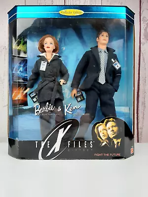 Mattel Barbie And Ken Doll The X Files Gift Set #19630  1998 Scully And Mulder • $39.99