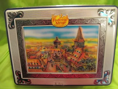 Large Vintage Haeberlein-Metzger Nurnberg Germany Tin Box • $15.99