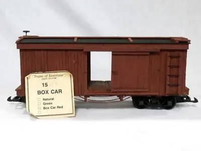 G Scale LGB Style Couplers Wooden Model Train Freight Car Marked 16-173 Box-BCR • $135.04