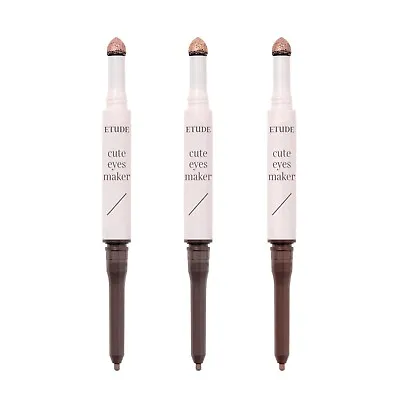 ETUDE  Cute Eyes Maker 0.6g (Liner 0.1g + Glitter 0.5g) 3 Colors K-Beauty • $16.90