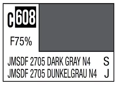 Mr Hobby Mr. Color Dark Gray N4 (Japan Maritime SelfDefense Force Ships) - 10ml • $6.49