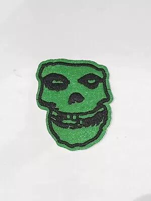 Misfits Green Sew On Iron On Patch Fiend Skulls  • £5.99