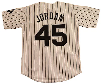 Small Jordan #45 Birmingham Barons Baseball Men Jersey Stitched • $14.98