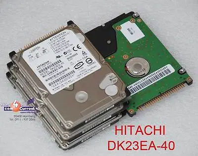 £18.23 • Buy 40 GB 2,5   6,35cm Ide Pata HDD Hard Drive Hitachi DK23EA-40 Defective #K