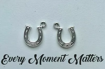 £2.49 • Buy 20 X Tibetan Silver HORSESHOE GOOD LUCK WEDDING 16x14mm Charms Pendant
