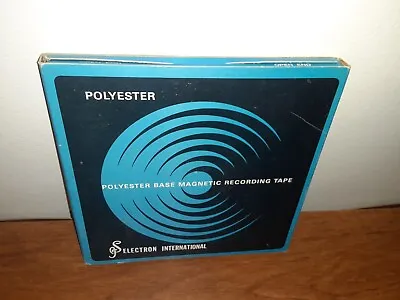 ELECTRON INTERNATIONAL Polyester Base Magnetic Recording Tape 2400' Length NOS • $8.99