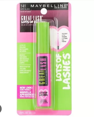 Maybelline Great Lash Waterproof Mascara - #111 Very Black 12.7Ml/0.43Oz • $8.25