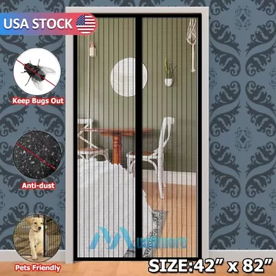 Magnetic Instant Door Heavy Duty Hands-Free Mosquito Mesh Anti Bugs Fly Curtain • $13.81