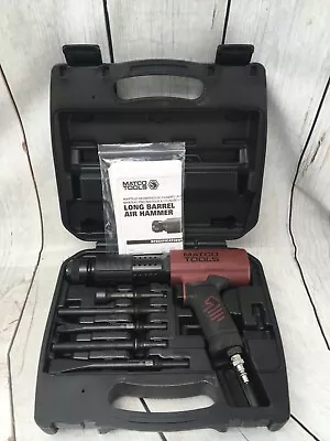 MATCO TOOLS MT2916 Long Barrel Air Hammer 2300BPM W/ Case & Accessories NICE • $379.99