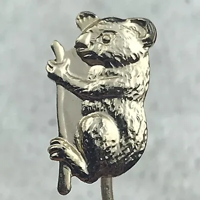 Koala Bear Stick Pin Vintage Metal • $9.45