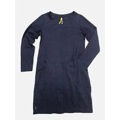 Lole Evolt Dress Sz Medium Blue 50+ SPF Sun Protection Long Sleeve Athleisure • $22.10