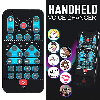 Portable 8-Mode Audio Effect Mobile Voice Changer Bluetooth Handheld Sound Card • $17.75