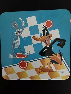 Looney Tunes Bugs Bunny Taz Ludo Game Magnetic Travel Case Metal • £3.99