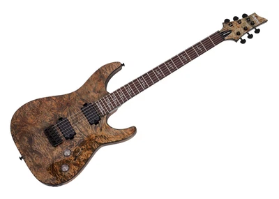 $499 • Buy Schecter Omen Elite-6 Series Solid Body Electric Guitar Ebony/Charcoal - 2451