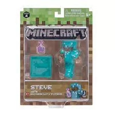 Mojang Minecraft Steve With Invisibility Potion Figure Series 4 • $12.99