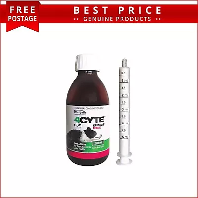 4cyte Canine Epiitalis Forte Gel For Dogs 200 Ml Joint Health • $127.93