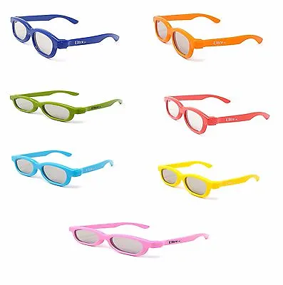 £15.99 • Buy Rainbow Mixed Seven Pairs Of Children's Passive 3D Glasses LG Toshiba Cinemas UK