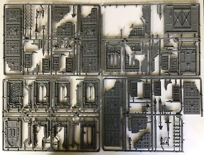 Warhammer 40K  Cities Of Death Buildings 4 DIFFERENT PARTIAL SPRUES - See Photos • £42