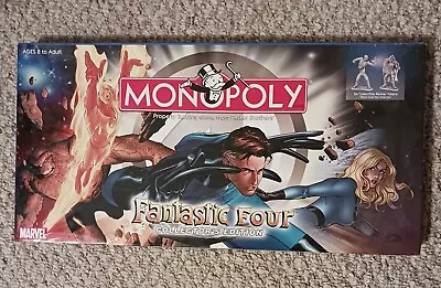 Monopoly Fantastic Four Collector’s Edition Marvel Board Game Complete • £7.91