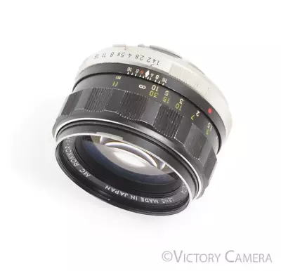 Minolta Rokkor-PF MC 58mm F1.4 Prime Lens -Clean- • $90.25