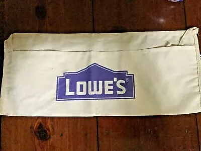 Vintage Lowe’s Lumber Cloth Nail Apron (100% Cotton) • $9.99