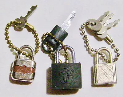 Vintage Miniature Padlocks With Original Keys • $3