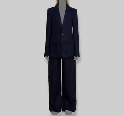 $495 A.L.C. Women's Blue Arlo Linen Tailored Jacket Size 6 • $158.78