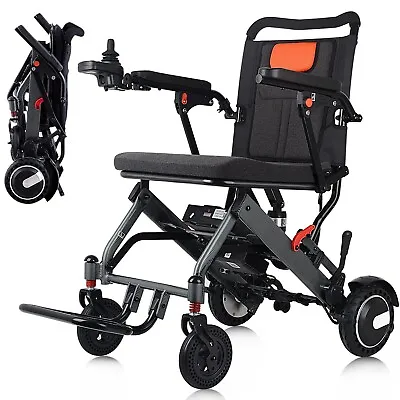 World's Lightest (37 Lbs) Electric Wheelchair For Adults And Elderly (Black) • $770