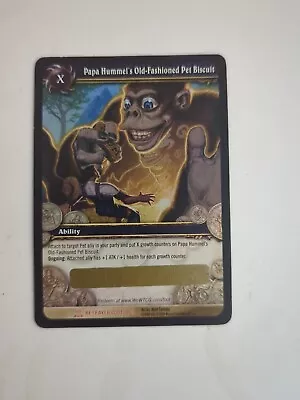 World Of Warcraft WOW  Papa Hummel's Old-Fashioned Pet Biscuit  Loot Card Unused • $3.99