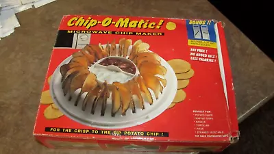 Vintage Chip-O-Matic Microwave Chip Maker Bagels Tortillas Pitas Chips • $4.99
