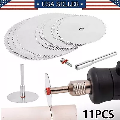 Circular Saw Disc Set Dremel Accessory Mini Drill Rotary Tool Wood Cutting Blade • $6.60