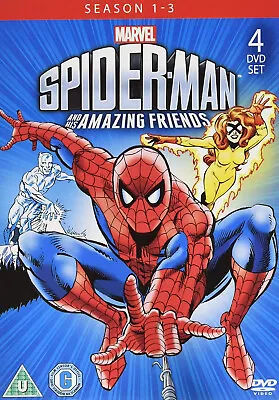 Spider-Man And His Amazing Friends Seasons 1-3 (4 DVD) Marvel Animated Cartoon • £34.99