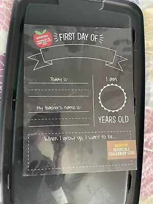 Children's Reversible Chalkboard Sign - First Day/Last Day Of...Never Used • $9.99