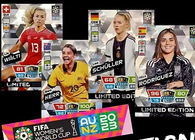Panini Adrenalyn XL FIFA Women's World Cup 2023 Limited Edition Choose • $11.72