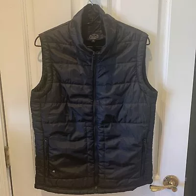 Nat Nast Luxury Original Full Zip Vest Black Softshell Lightweight Men’s Small • $8.90