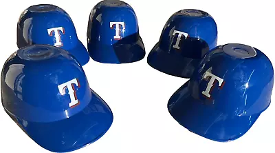 ⚾ Texas Rangers MLB Rawlings Mini Ice Cream Snack Helmet 5 Pack • $11.99