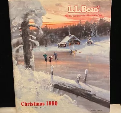 NICE Vintage LL Bean Christmas Catalog 1990 • $17.99