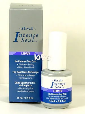 IBD INTENSE SEAL LED/UV Gel Shine No Cleanse Top Coat 14ml/0.5fl.oz • $11.49