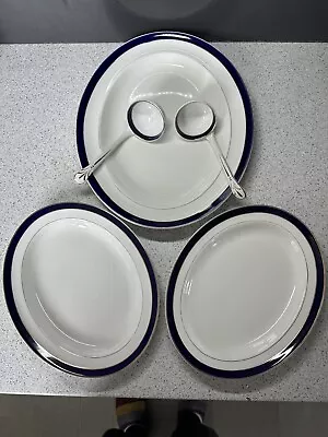 Alfred Meakin Bleu De Roi Plates & Ladles. JOB LOT • £5