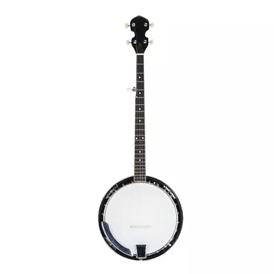 Top Grade Exquisite Professional Wood Metal 5-string Banjo  White & Wood Color • $109.78