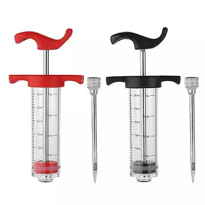 Food Marinade Meat Injector Kit Meat Injector Syringe For BBQ Grill Smoker • £9.71